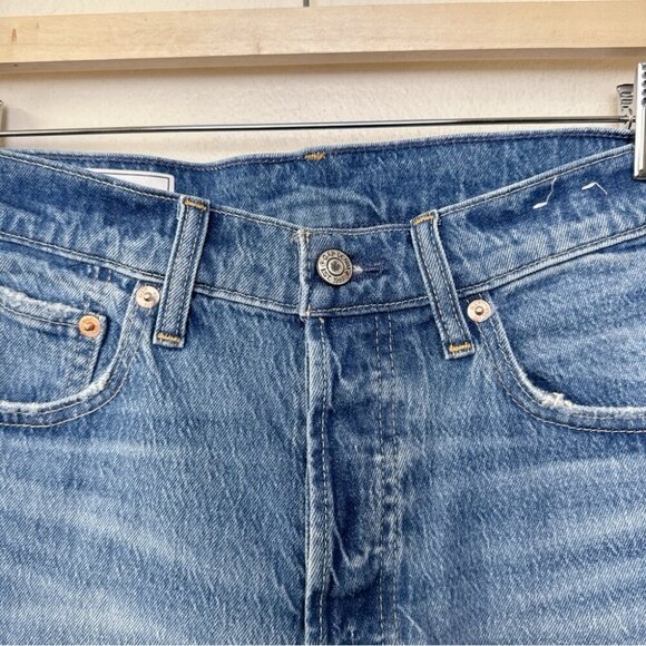 Gap Womens 26 Cheeky High Rise Straight Leg Medium Wash Jeans - Picture 9 of 16